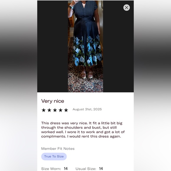 Sachin + Babi Navy and Blue Floral Maxi Dress - Picture 15 of 16